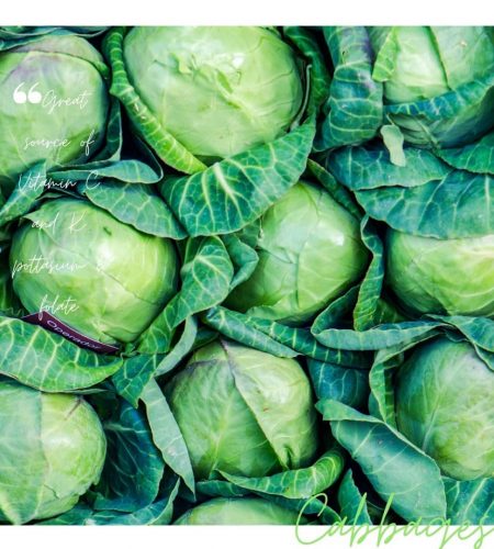 Did you know that eating a half-cup of cooked cabbage could provide you with 30-35 percent of your daily vitamin C needs - Easy Pizi Fruits and Veggies